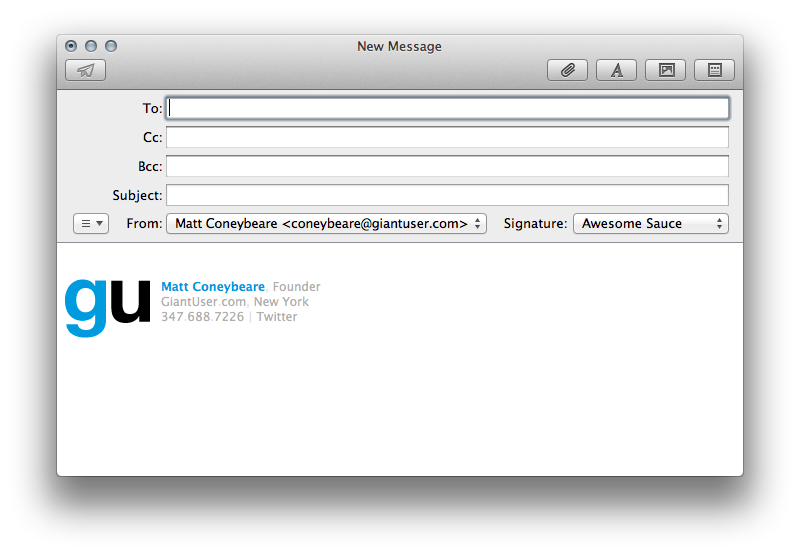 create an email signature for mac mail